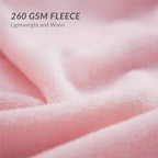 Bedsure GentleSoft Fleece Blankets Queen Size Pink - Bed Blanket Soft Lightweight Plush Fuzzy Cozy Luxury Microfiber 90x90 inches
