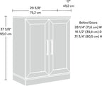 Sauder HomePlus Base Cabinet/ Pantry Cabinet, Sienna Oak finish