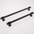 10 Pack 6-1/4 inch(160mm) Matte Black Cabinet Handles and Pulls - Drawer Handles for Kitchen and Dresser