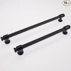 10 Pack 12-3/5 inch(320mm) Matte Black Kitchen Cabinet Handles Cabinet Pulls Black Drawer Pulls Kitchen Cabinet Hardware Handles Dresser Handles