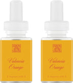 Pura & Aromatique Home Scent Refill - Smart Home Air Diffuser Fragrance - Up to 120-Hours of Luxury Fragrance per Refill - Household Essential - Clean Diffuser - 2 Pack - Valencia Orange