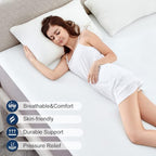 Molblly Queen Mattress 10 Inch Memory Foam Mattress in a Box,Breathable Bed Comfortable Mattress for Cooler Sleep Supportive & Pressure Relief, Queen Size, 60" X 80" X 10"