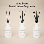 M&SENSE Minimalist Large Reed Diffuser 300ml, Lavender Rosemary Scented with Natural Essential Oils, Long Lasting with 7 Sticks, Non-Toxic Home Fragrance for Bedroom, Bathroom Decor