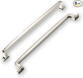 KHTUMEWARE 6 Pack 10 Inch Cabinet Handles - Polished Nickel Kitchen Pulls and Drawer Handles