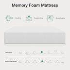 Novilla Full Size Mattress, 8 Inch Full Size Mattress in a Box, Gel Memory Foam Mattresses with Comfort Foam for Cooling Night Sleep, Pressure Relief, CertiPUR-US Certified