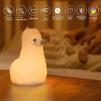 Baby Bear Night Light Up Toddler Bed Rooms, Nursery Sleep Aid for Kid LED Light Color Changing Dimmable &Timer Bedside Night Lamp for Breastfeeding Safe Silicone Night Light BPA Free Gifts for Women