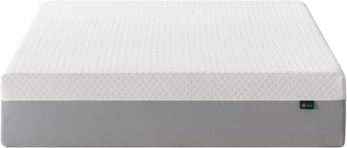 ZINUS 12 Inch Green Tea Essential Memory Foam Mattress [New Version], Full, Fiberglass Free, Medium Feel, Breathable Airflow Memory Foam, Certified Safe Foams & Fabric, Mattress in A Box
