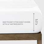 Linen Market Double-Brushed Microfiber Twin XL Sheet Set 3 Piece – Oeko-TEX Certified Ultra Soft & Wrinkle-Free - 16" Deep Pocket Sheets - Easy Care Twin XL Size - Light Blue