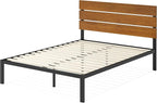 ZINUS Paul Platform Bed, Queen, Brown