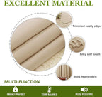 NICETOWN Room Divider Curtain Screen Partitions, Basement Hospital Medical Clinic Spa Lab Cubicle Curtain Divider Privacy Screen, Patio Door Curtain (Biscotti Beige, 1 Panel, 12.5ft Wide x 8ft Long)