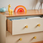 Ravinte 1 Pack Cabinet Knobs Earthy Yellow Kitchen Cabinet Knobs Round Dresser Drawer Pulls Closet Door Pulls 1-1/5 Inch