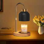Candle Warmer Lamp with Dimmer Adjustable Height, 2/4/8H Timer,Vintage Home Decor for Scented Jar