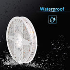 dalattin Waterproof Led Lights Outdoor Led Strip Lights 32.8ft RGB 300 LEDs Color Changing Led Rope Lights with 44 Keys IR Remote, 2 Rolls of 16.4ft