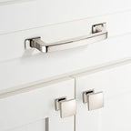 khtumeware 6 Pack 5 Inch Kitchen Cabinet Handles Polished Nickel Cabinet Pulls Drawer Pulls Kitchen Cabinet Hardware Kitchen Handles for Cabinets Cupboard Handles Drawer Handles