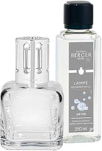 MAISON BERGER Lampe Berger Giftset Ice Cube - Home Fragrance Diffuser - 5.5 x 3 x 3 inches - Includes Fragrance So Neutral 8.45 Fluid Onces - 250 milliliters (Clear)