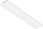 GETINLIGHT 18-inch Hardwired Only LED Under Cabinet Lighting, Soft White(3000K), Dimmable, Matte White Finished, ETL Listed, IN-0201-12-WH