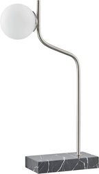 Leif LED Accent Lamp – Modern Luxury Table Lamp with Glass Bulb and Marble Base, Commercial Grade Accent Lighting for Bedroom or Living Room