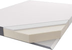 Modway Mila 6” Twin XL Mattress - Firm 6 Inch Twin XL Mattress - 10-Year Warranty White