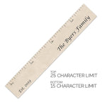HEADWATERS STUDIO Personalized Growth Chart for Wall - Kids Height Ruler, Wooden Growth Chart for Kids, Wall Ruler for Kids Height Measurement and Height Growth Chart for Home - Kids Sizing Chart