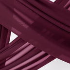 Socomi Wedding Arch Draping Fabric 2 Panels 29" x 19Ft Burgundy Sheer Chiffon Curtain Drapes 6 Yards for Wedding Ceremony Birthday Party Decoration