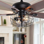Amber Ball Pull Chain Extender - 12 inch Ceiling Fan Chain Connector