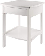 Winsome Wood Claire Accent Table, White