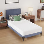 PayLessHere Base Foam Mattress 8 inch Mattress, CertiPUR-US Certified,Breathable Bed Mattress for Cooler Sleep Supportive & Pressure Relief,Removable Soft Cover,White Twin