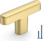 10 Pack Kitchen Cabinet Knobs Brushed Gold Dresser Knobs Drawer Knobs Kitchen Cabinet Hardware Knobs for Dresser Drawers