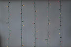 Brite Star 100 Count Mini String Christmas Lights, Multi - 22 feet Indoor/Outdoor Christmas Tree Lights with Green Wire (Set of 2)