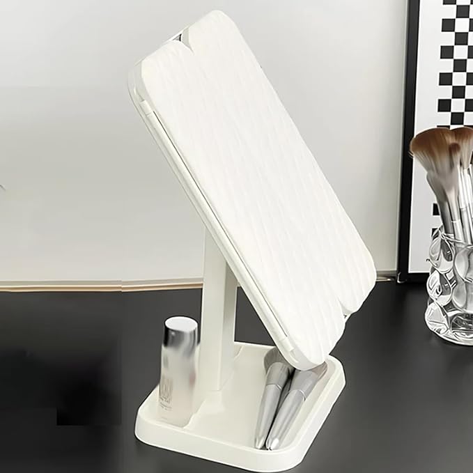 Vanity Mirror Pro, Trifold Led Makeup Mirror, Aristoparis Makeup Mirror, Glisera Makeup Mirrors, Glisera Smart Mirror with Lights,LED Trifold Vanity (White)
