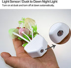 Sensor Led Night Light, Color Changing Plug-in LED Mushroom Light Dream Bed Lamp Cute NightLight Sweet Night Lights for Kids Adults