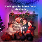 TJOY 200ft Led Strip Lights(2 Rolls of 100ft), Color Changing RGB Led Lights for Bedroom, Long Tape Lighting with 44 Key Remote, Rope Lighting Indoor for Living Room Decor