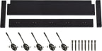YMYNY Coat Rack Wall Mount with Shelf, 2 Pack 23.6" Coat Hooks Coat Hanger Wall Mount, Wall Hooks for Hanging, Hat Rack for Wall, Towel Hooks for Bathrooms, Black UHWS004B-2