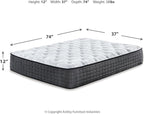 Signature Design by Ashley Twin Size Limited Edition 11 inch Plush Hybrid Mattress with Lumbar Support Gel Memory Foam