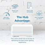 Lutron Caseta Smart Switch 3-Way Kit, with Pico Remote, Wallplate, Wall Bracket for LED Lights and Fans, 5 Amp, Neutral Required, P-PKG1WS-WH