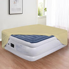 Bedecor Air Bed Sheets for Mattress Cover Removable Bed and Elastic Band Super Soft and Breathable & Deep up to 21" Beige Twin