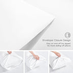 Love's cabin Twin XL Comforter Set White, 5 Pieces Twin XL Bed in a Bag, All Season Bedding Sets with 1 Comforter, 1 Flat Sheet, 1 Fitted Sheet, 1 Pillowcase and 1 Pillow Sham