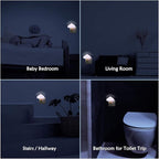 Night Lights Plug into Wall - Sensor LED Mushroom Light, Cute Energy Saving Mushroom Lamp for Adults Kids Living Room Bedroom Kitchen, Bathroom Toilet, Stairs, Hallway Corridor, Gift Ideal, Warm White