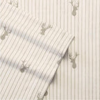 Eddie Bauer - Twin Sheets, Cotton Flannel Bedding Set, Brushed For Extra Softness, Cozy Home Decor (Deer Lodge, Twin)