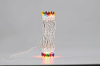 Brite Star 100 Count Mini String Christmas Lights, Multi - 22 feet Indoor/Outdoor Christmas Tree Lights with White Wire