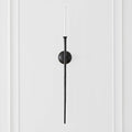 Z Gallerie Aspar Wall Sconce Long Candle Holders in Black Finish, Retro Chic Wall Decor for Living Room, Dining Room & Bathroom, Vintage Candle Wall Sconce with Timeless Appeal(Candles not Included)