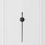 Z Gallerie Aspar Wall Sconce Long Candle Holders in Black Finish, Retro Chic Wall Decor for Living Room, Dining Room & Bathroom, Vintage Candle Wall Sconce with Timeless Appeal(Candles not Included)