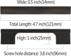 Asidrama 10 Pack 3.75 Inch(96mm) Oil Rubbed Bronze Kitchen Cabinet Handles, Cabinet Pulls Kitchen Cabinet Hardware for Cupboard Drawer Pulls