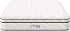 Modway Jenna 10” Innerspring and Memory Foam Full Mattress With Individually Encased Coils