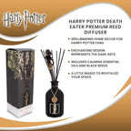 Harry Potter Death Eater Premium Reed Diffuser, Essential Oil Aroma with Unique Fragrance | Home Decor Housewarming Essentials | Wizarding World Hogwarts Gifts and Collectibles