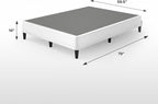 ZINUS Keenan Metal Mattress Foundation, Standing Box Spring, Headboard Brackets Included, Easy Assembly, Queen