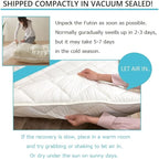 EMOOR Japanese Futon Mattress CLASSE & Fitted Sheet PRESSO Twin Made in Japan, Cotton (Gray) Foldable Floor Sleeping Bed Tatami Mat
