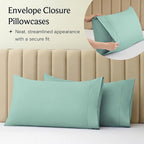 LuxClub Twin XL Sheets - Soft Kids Twin Bed Sheets for Boys and Girls, 3 PC Deep Pockets Wrinkle Free Kids Fitted Sheets Machine Washable Hotel Bedding Silky Soft- Light Teal Twin XL
