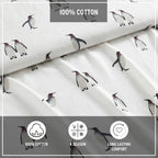 Eddie Bauer - King Sheets, Cotton Flannel Bedding Set, Brushed For Extra Softness, Cozy Home Decor (Rookeries, King)