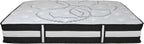 Flash Furniture Capri Comfortable Sleep 12" Hybrid Pocket Spring and Foam Mattress, Foam Pocket Spring Hybrid Mattress for Pressure Relief, Queen